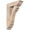 Ekena Millwork Merced Traditional Smooth Bracket w/ Offset Brace, Douglas Fir, 7 1/2"W x 24"D x 36"H BKT0806X24X36MRC01SDF - alternate 1